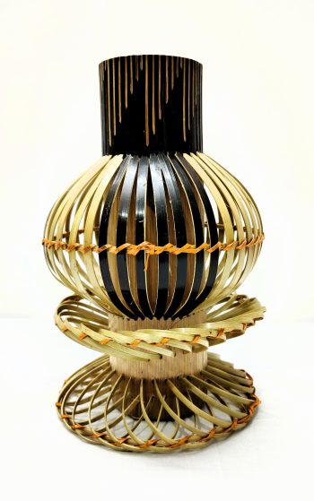 Handcrafted Bamboo Vase for Flower Office Table | Home Decoration