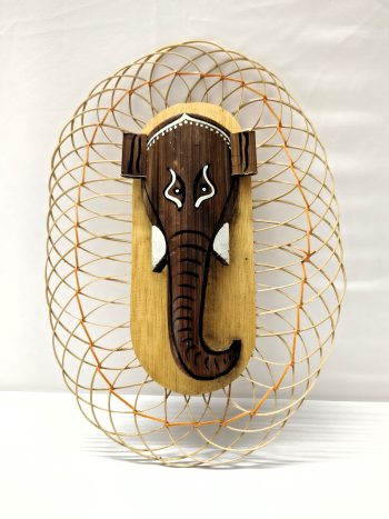 Handmade Bamboo Ganesh ji | Wall hanging Decorative Showpiece